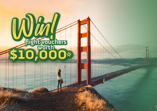 $10k flight giveaway