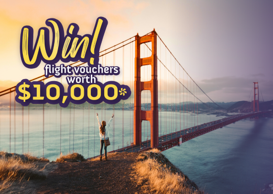 $10k flight giveaway